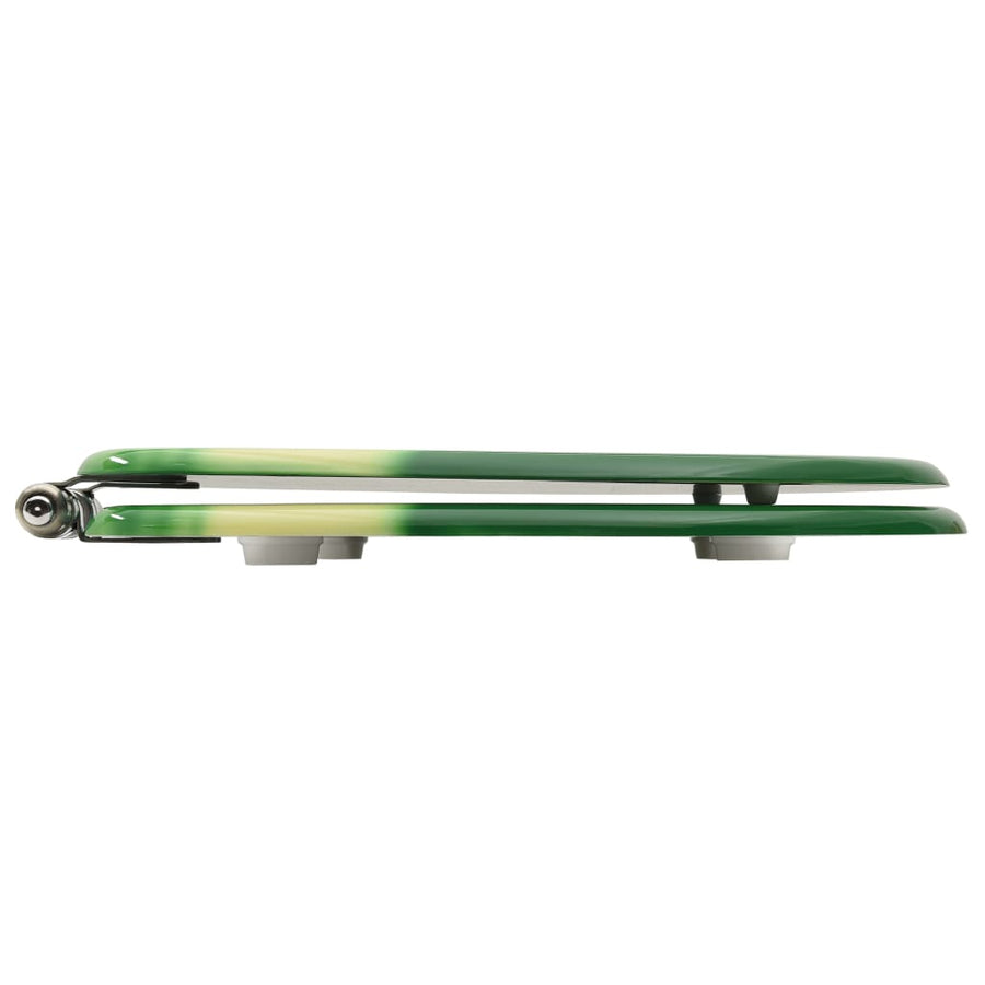Toiletbrillen met soft-close deksel 2 st waterdruppel MDF groen 2 Groen waterdruppel Ja
