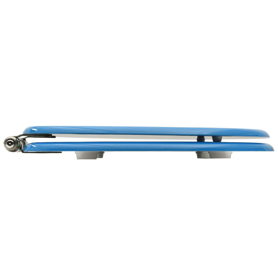 Toiletbrillen met soft-close deksel 2 st diepzee MDF 2 Diepzee Ja