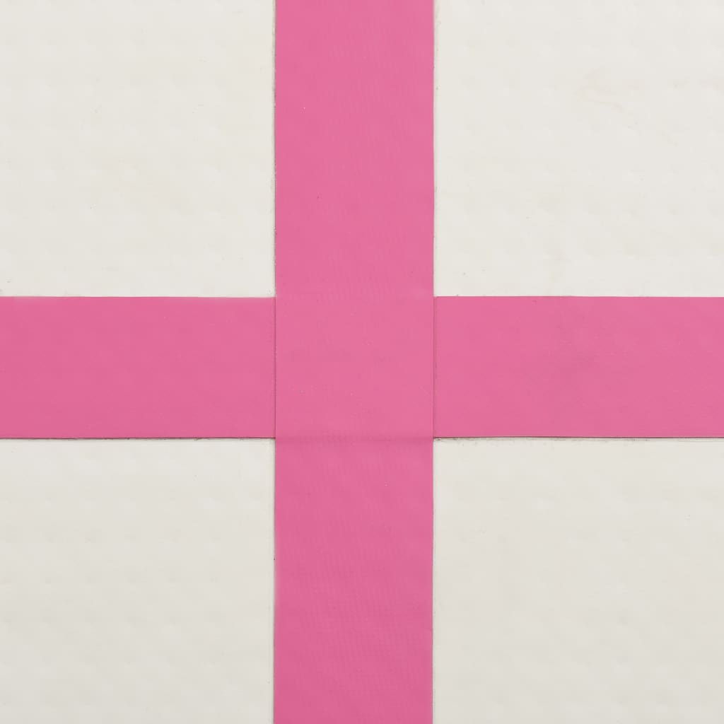 Gymnastiekmat Met Pomp Opblaasbaar Pvc 60 x 100 x 10 cm Roze