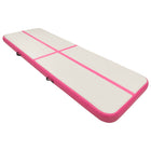 Gymnastiekmat opblaasbaar 300x100x15 cm PVC roze