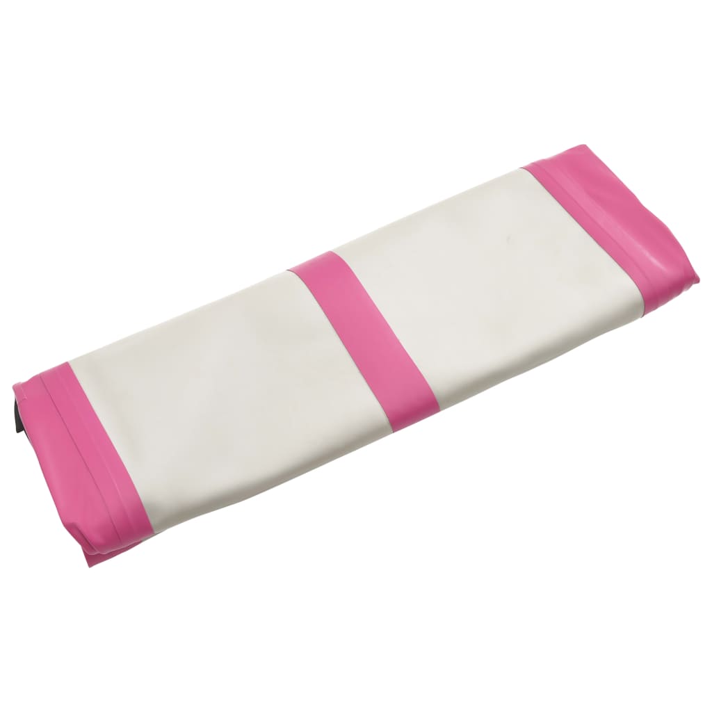 Gymnastiekmat Met Pomp Opblaasbaar Pvc 600 x 100 x 15 cm Roze