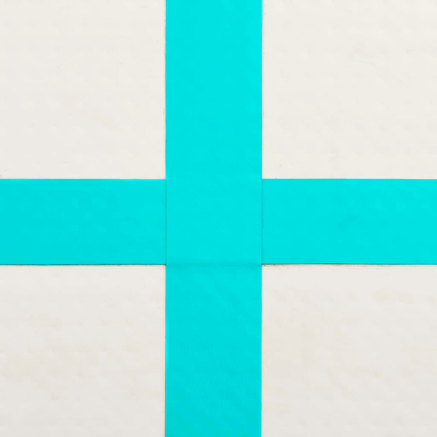 Gymnastiekmat Met Pomp Opblaasbaar Pvc 800 x 100 x 15 cm Groen