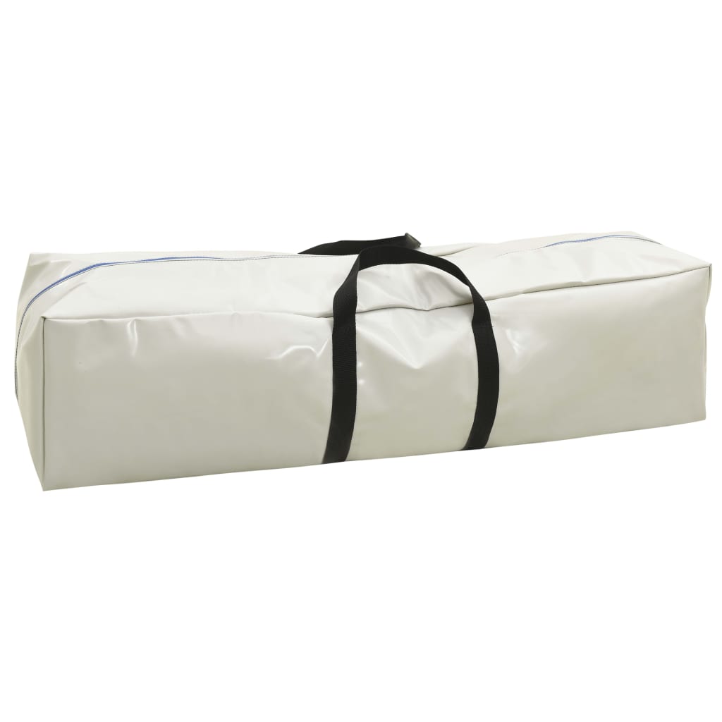 Gymnastiekmat Met Pomp Opblaasbaar Pvc 500 x 100 x 20 cm Blauw