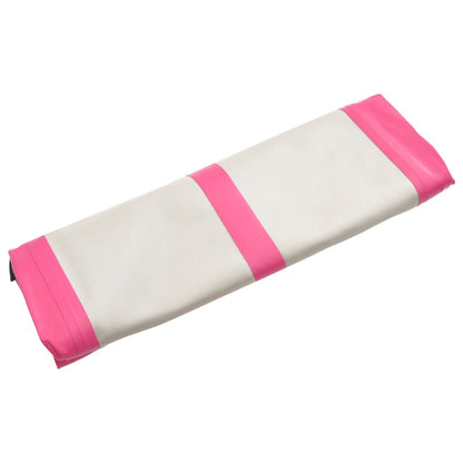 Gymnastiekmat Met Pomp Opblaasbaar Pvc 600 x 100 x 20 cm Roze