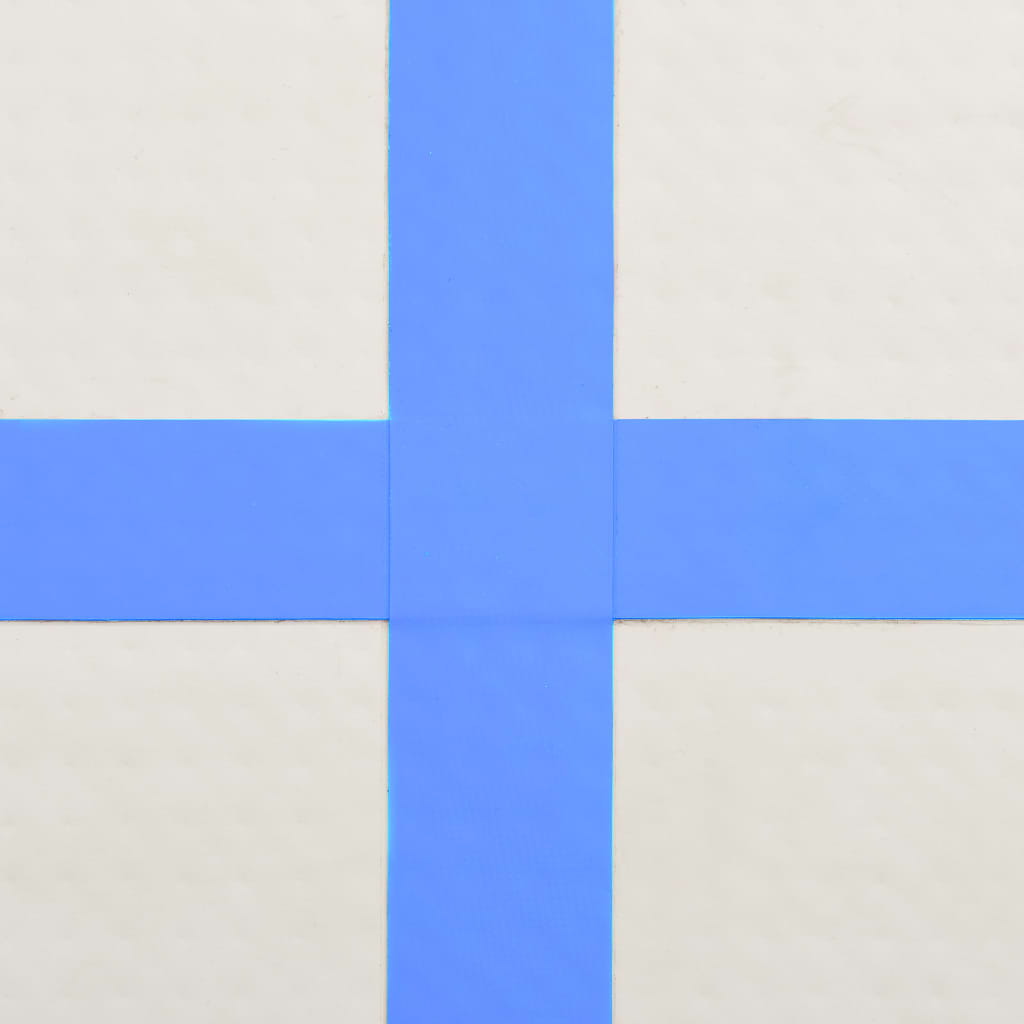 Gymnastiekmat Met Pomp Opblaasbaar Pvc 200 x 200 x 15 cm Blauw