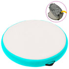 Gymnastiekmat opblaasbaar 100x100x20 cm groen