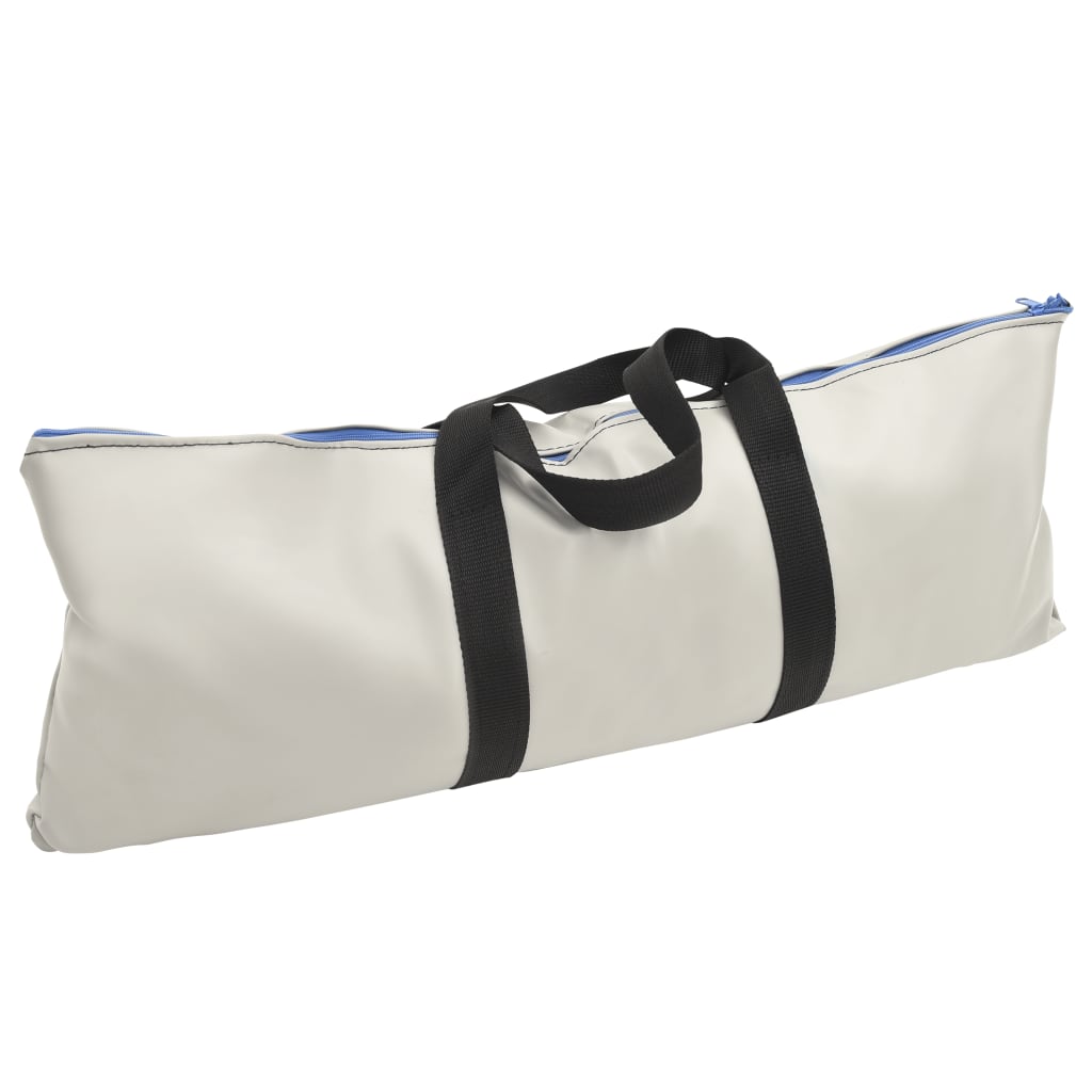 Gymnastiekmat Met Pomp Opblaasbaar Pvc 100 x 100 x 20 cm Groen en rood