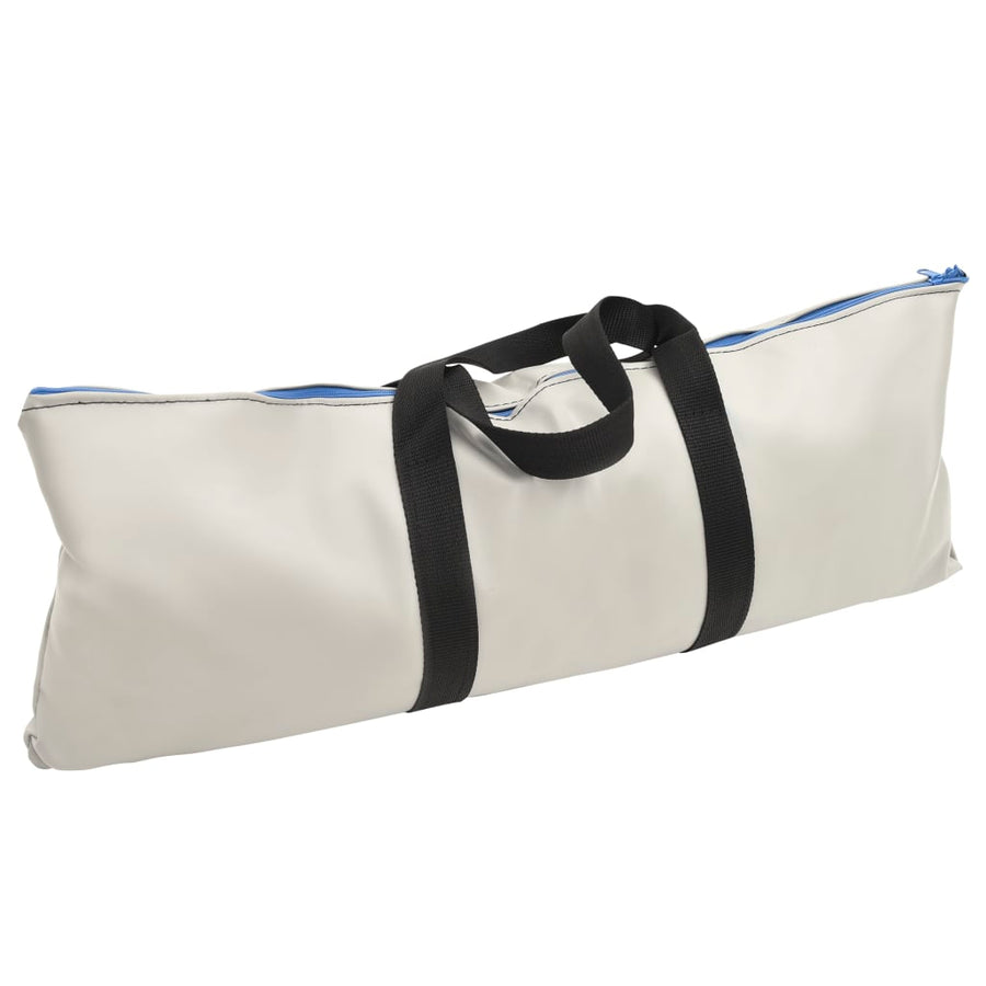 Gymnastiekmat Met Pomp Opblaasbaar Pvc 100 x 100 x 20 cm Groen en rood
