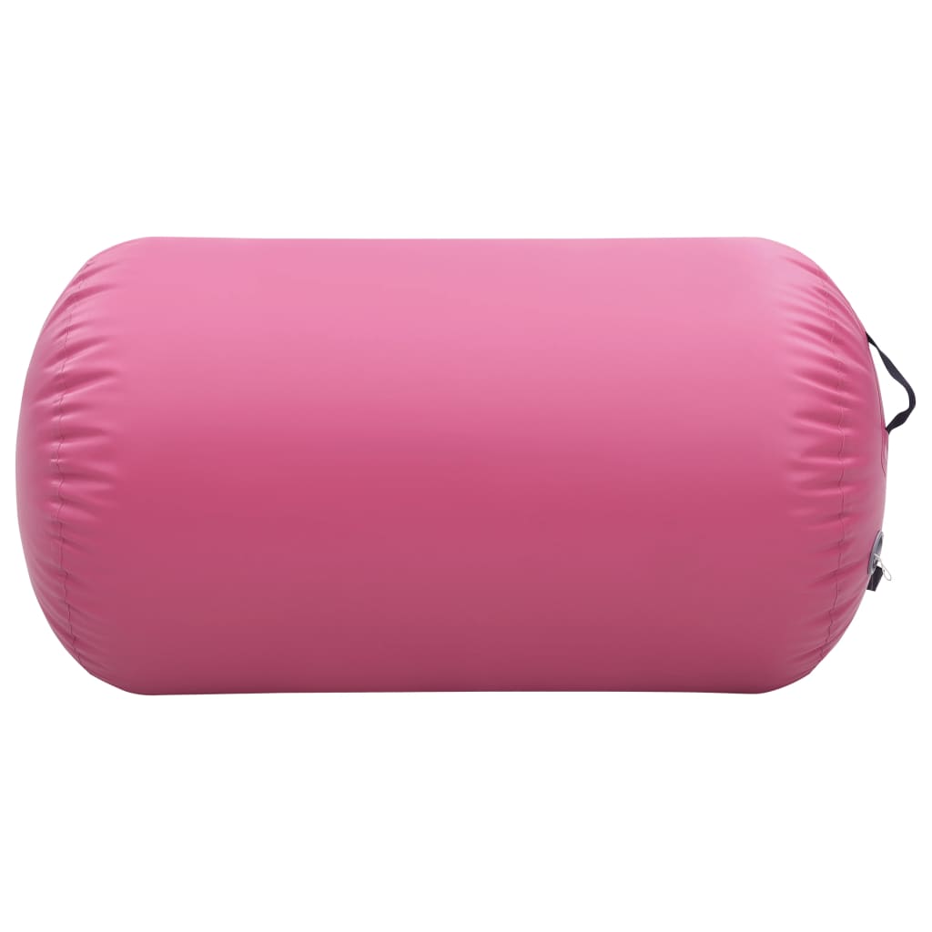 Gymnastiekrol Met Pomp Opblaasbaar 100X60 Cm Pvc Roze 100 x 60 cm
