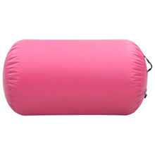 Gymnastiekrol Met Pomp Opblaasbaar 100X60 Cm Pvc Roze 100 x 60 cm