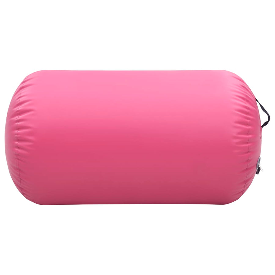 Gymnastiekrol Met Pomp Opblaasbaar 100X60 Cm Pvc Roze 100 x 60 cm