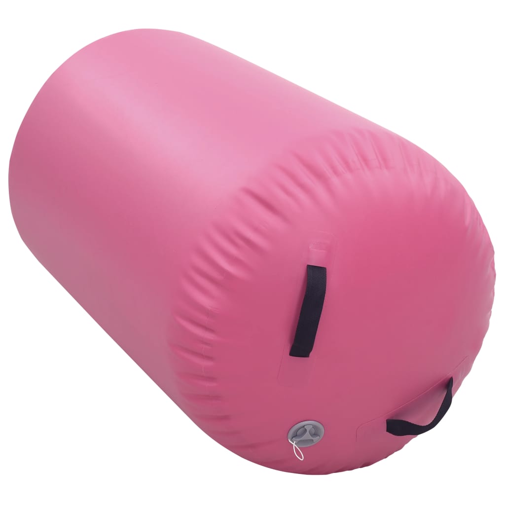 Gymnastiekrol Met Pomp Opblaasbaar 100X60 Cm Pvc Roze 100 x 60 cm