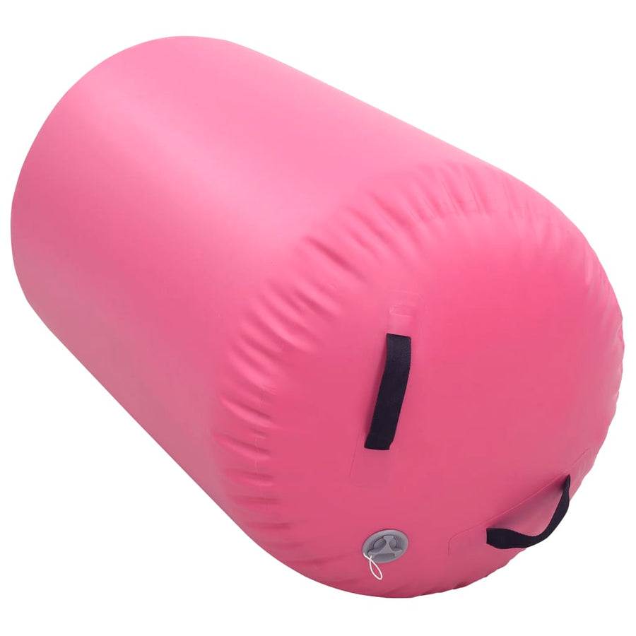 Gymnastiekrol Met Pomp Opblaasbaar 100X60 Cm Pvc Roze 100 x 60 cm