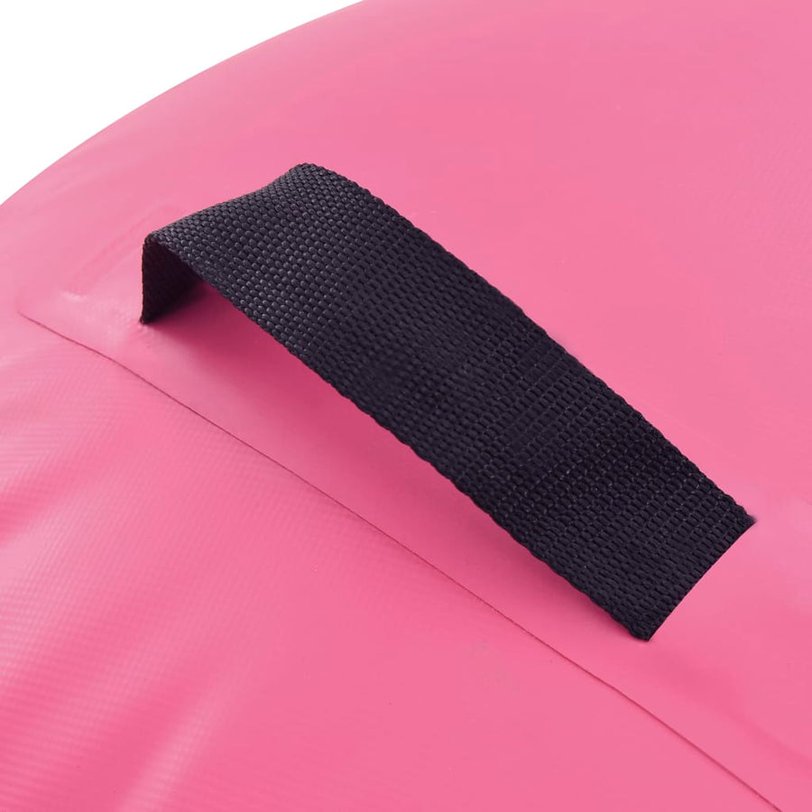 Gymnastiekrol Met Pomp Opblaasbaar 100X60 Cm Pvc Roze 100 x 60 cm