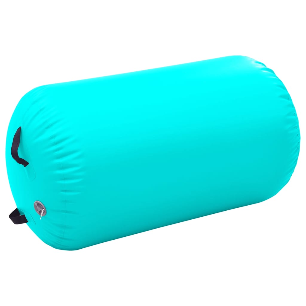 Gymnastiekrol Met Pomp Opblaasbaar Pvc 100 x 60 cm Groen