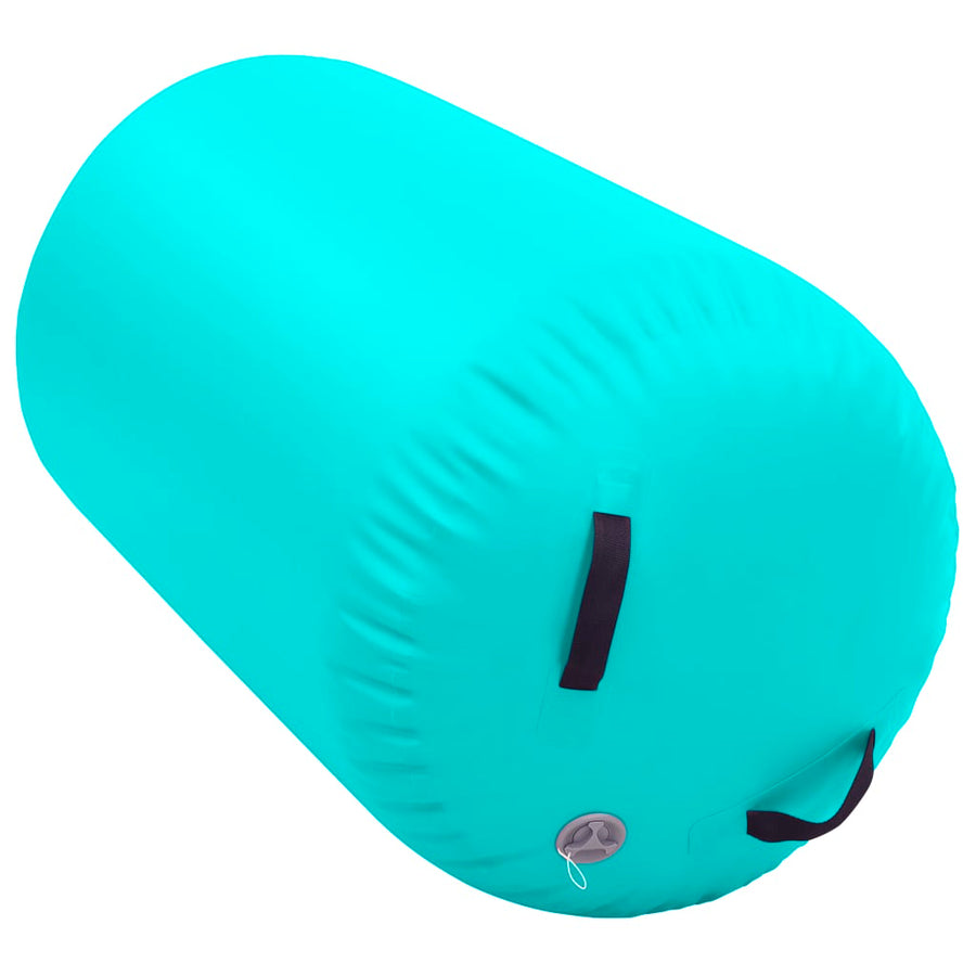 Gymnastiekrol Met Pomp Opblaasbaar Pvc 100 x 60 cm Groen