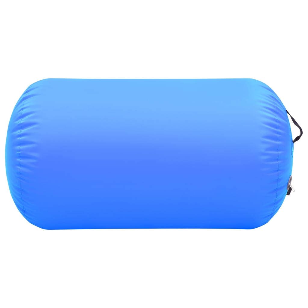 Gymnastiekrol Met Pomp Opblaasbaar Pvc 100 x 60 cm Blauw