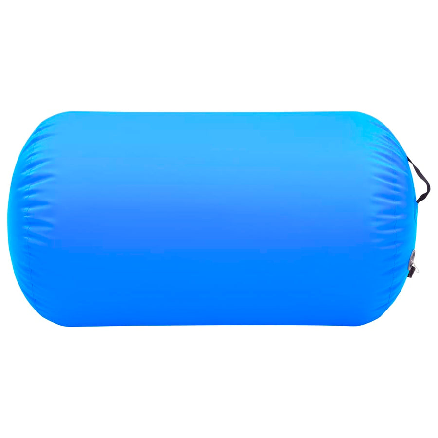 Gymnastiekrol Met Pomp Opblaasbaar Pvc 100 x 60 cm Blauw