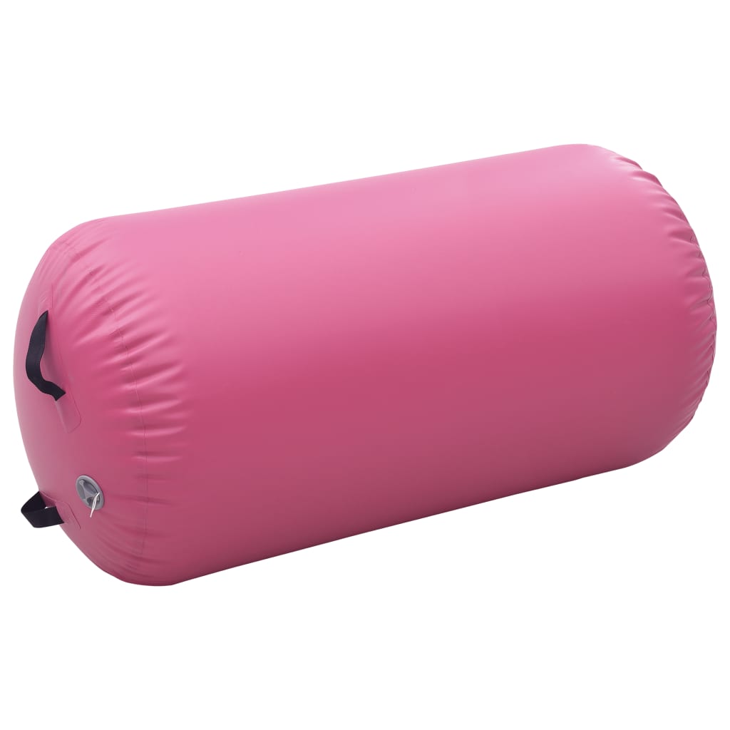 Gymnastiekrol Met Pomp Opblaasbaar Pvc 120 x 75 cm Roze