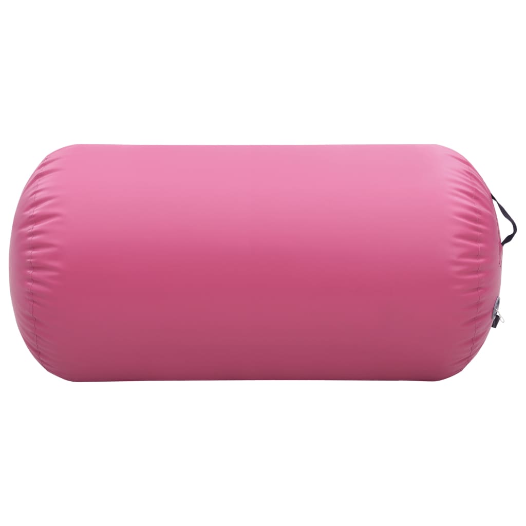 Gymnastiekrol Met Pomp Opblaasbaar Pvc 120 x 75 cm Roze