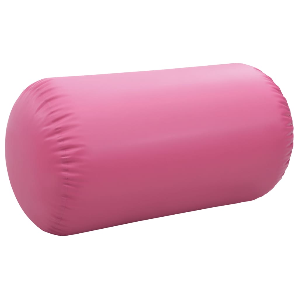 Gymnastiekrol Met Pomp Opblaasbaar Pvc 120 x 75 cm Roze