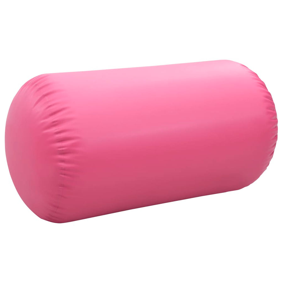 Gymnastiekrol Met Pomp Opblaasbaar Pvc 120 x 75 cm Roze