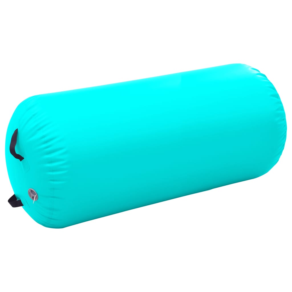 Gymnastiekrol Met Pomp Opblaasbaar Pvc 120 x 75 cm Groen