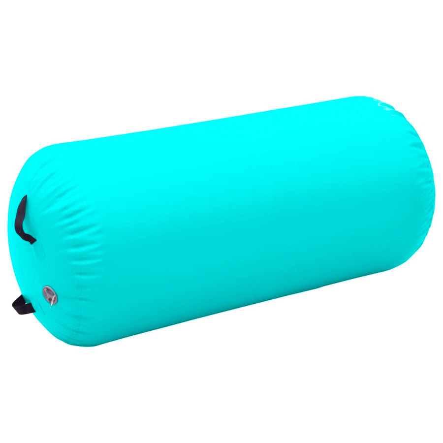 Gymnastiekrol Met Pomp Opblaasbaar Pvc 120 x 75 cm Groen