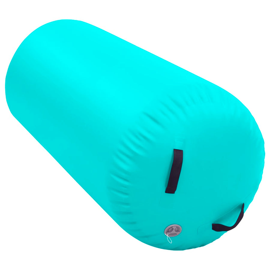 Gymnastiekrol Met Pomp Opblaasbaar Pvc 120 x 75 cm Groen