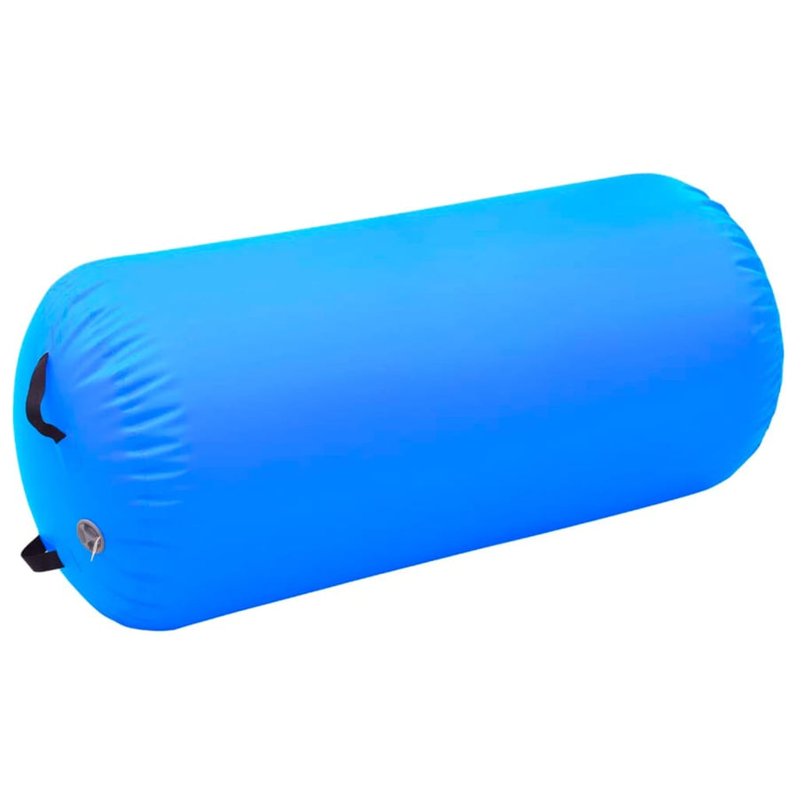 Gymnastiekrol Met Pomp Opblaasbaar Pvc 120 x 75 cm Blauw