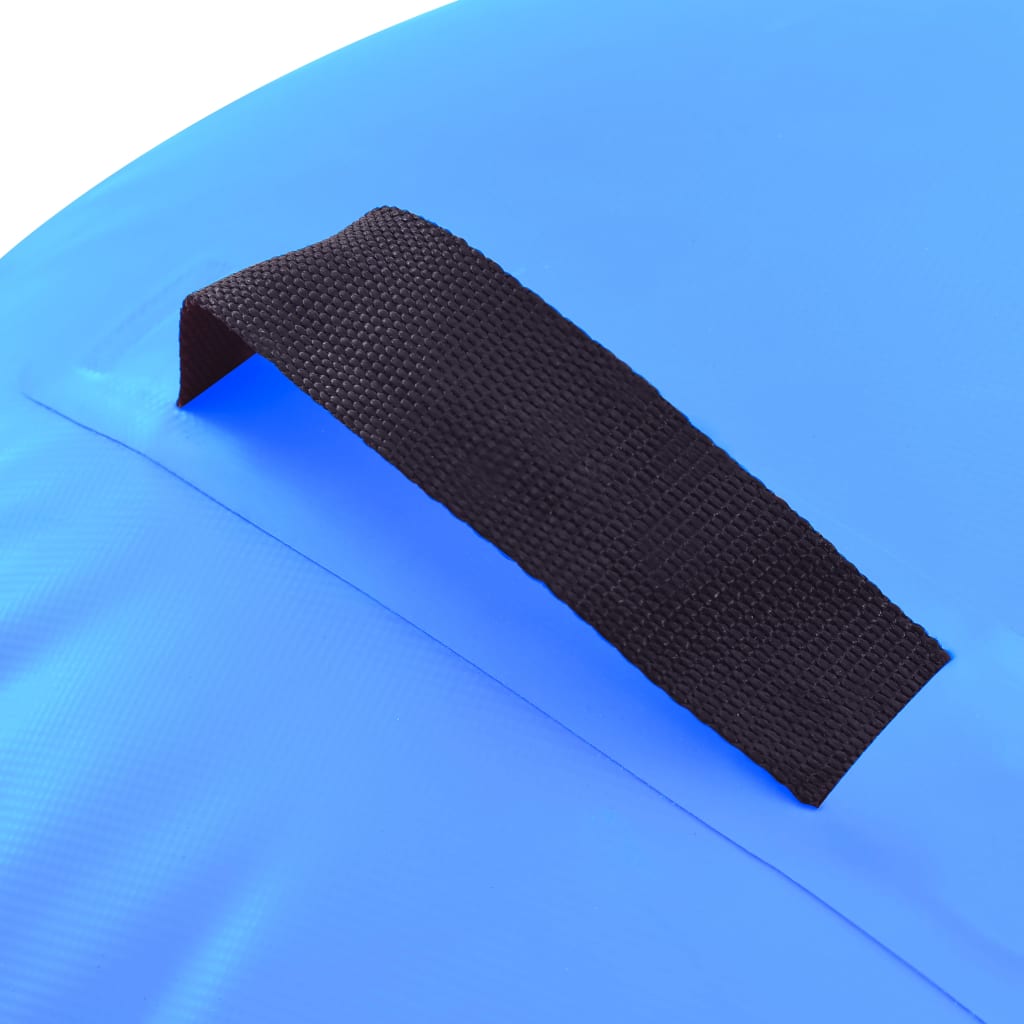 Gymnastiekrol Met Pomp Opblaasbaar Pvc 120 x 75 cm Blauw