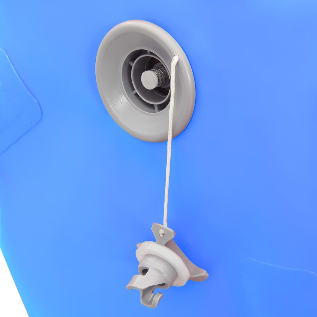 Gymnastiekrol Met Pomp Opblaasbaar Pvc 120 x 75 cm Blauw