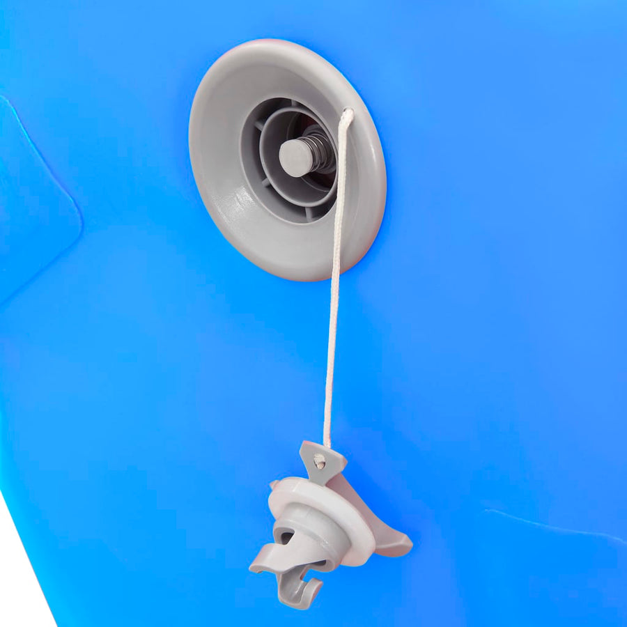 Gymnastiekrol Met Pomp Opblaasbaar Pvc 120 x 75 cm Blauw