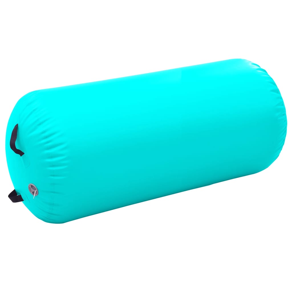 Gymnastiekrol Met Pomp Opblaasbaar Pvc 120 x 90 cm Groen