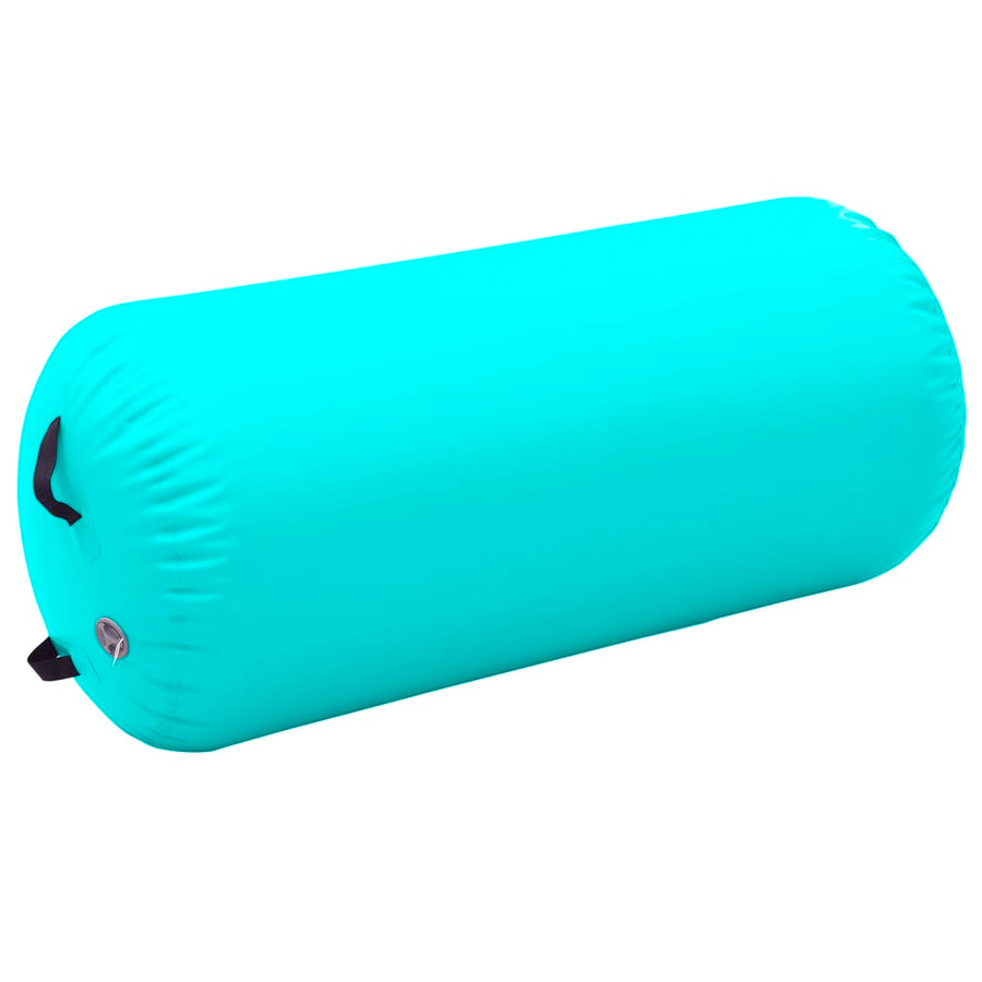 Gymnastiekrol Met Pomp Opblaasbaar Pvc 120 x 90 cm Groen