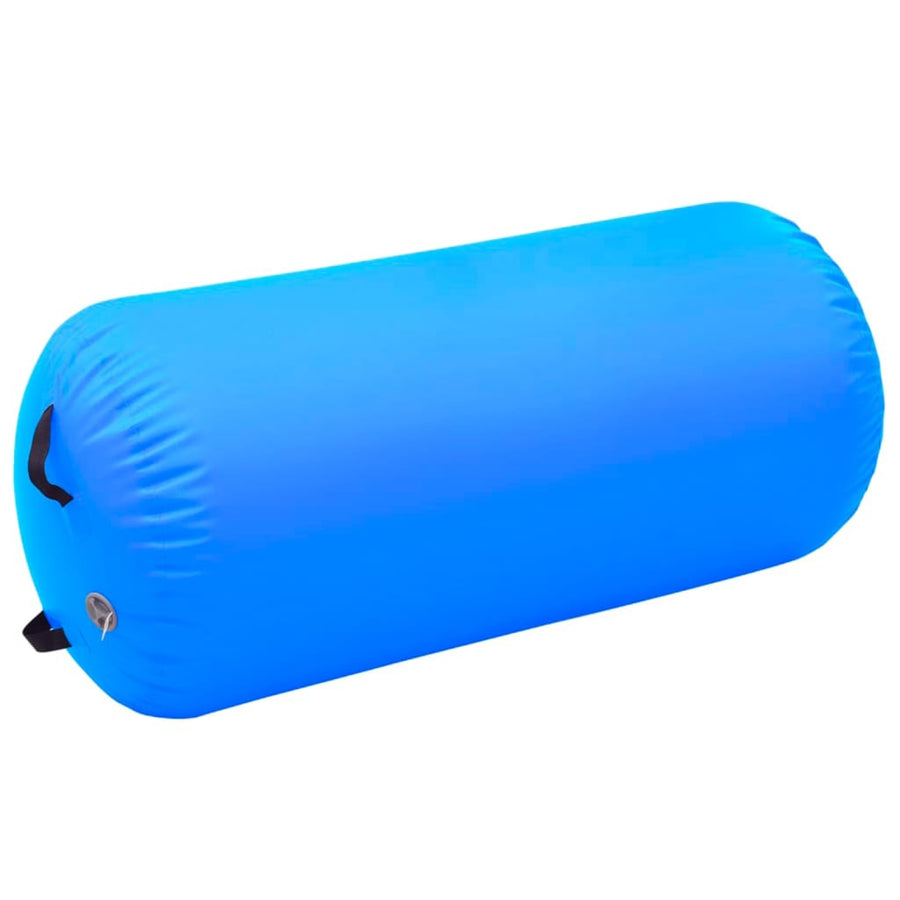 Gymnastiekrol Met Pomp Opblaasbaar Pvc 120 x 90 cm Blauw