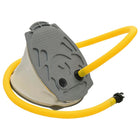 Foot pump 26x18 cm PP and PE grey and yellow