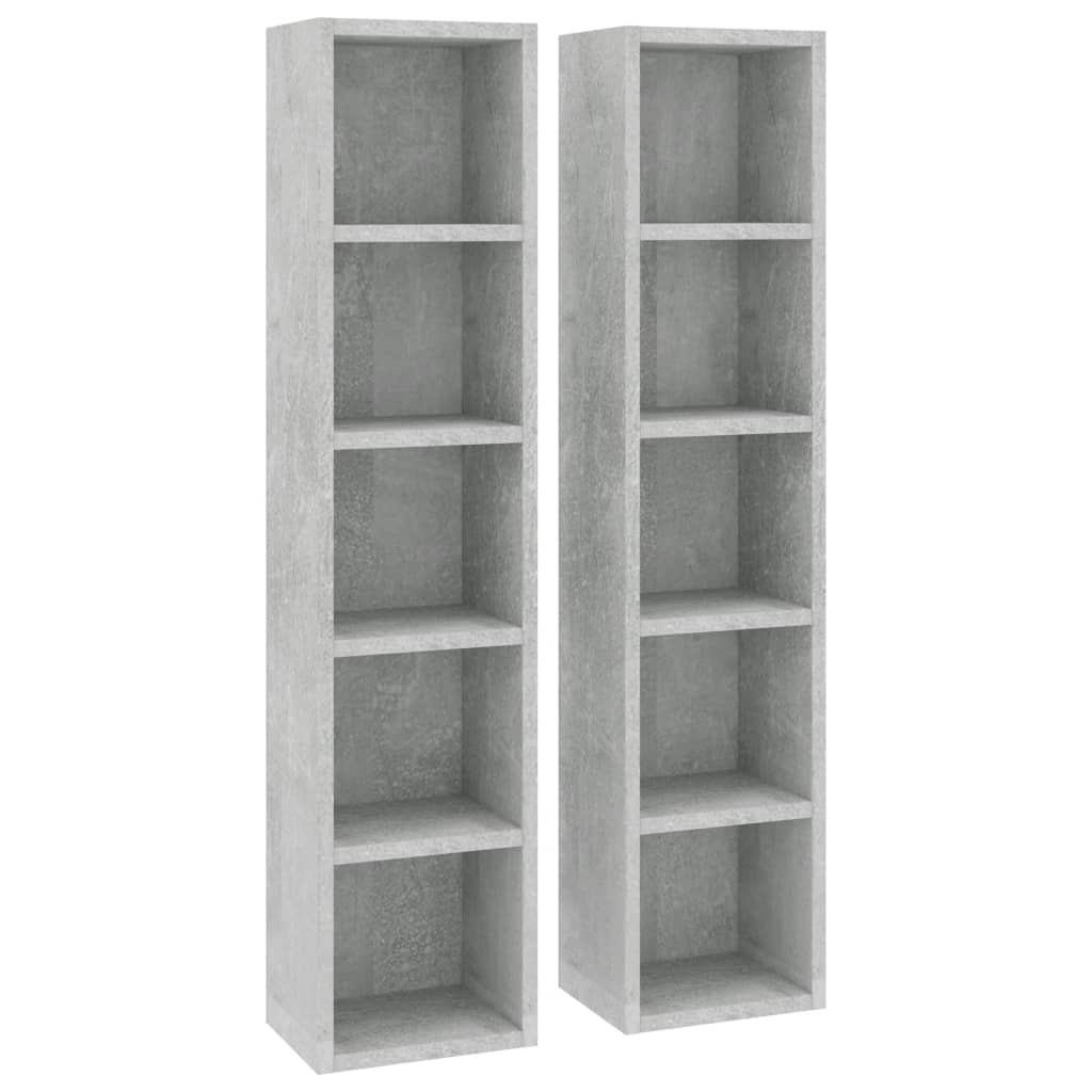 Cd-Kasten 1X16X93,5 Spaanplaat Betongrijs