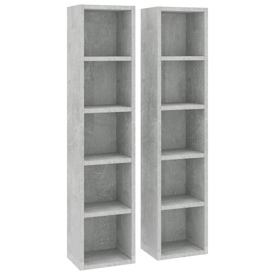 Cd-Kasten 1X16X93,5 Spaanplaat Betongrijs