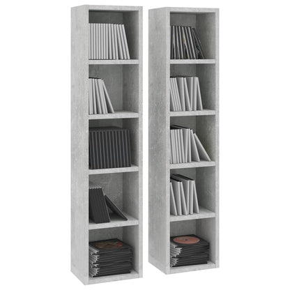 Cd-Kasten 1X16X93,5 Spaanplaat Betongrijs