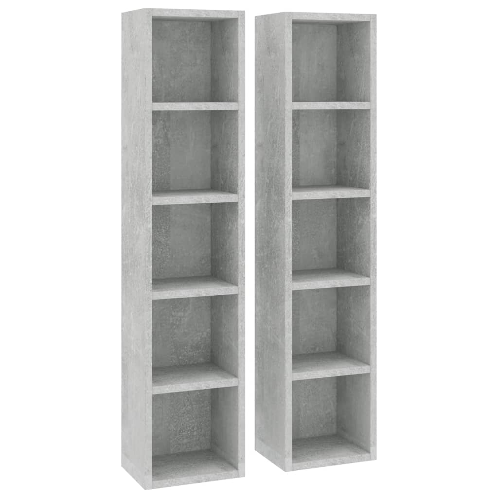 Cd-Kasten 1X16X93,5 Spaanplaat Betongrijs