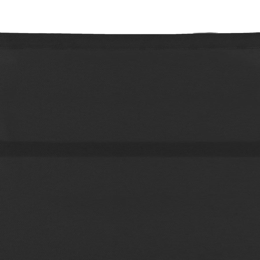 Ligbed Textileen En Aluminium Zwart