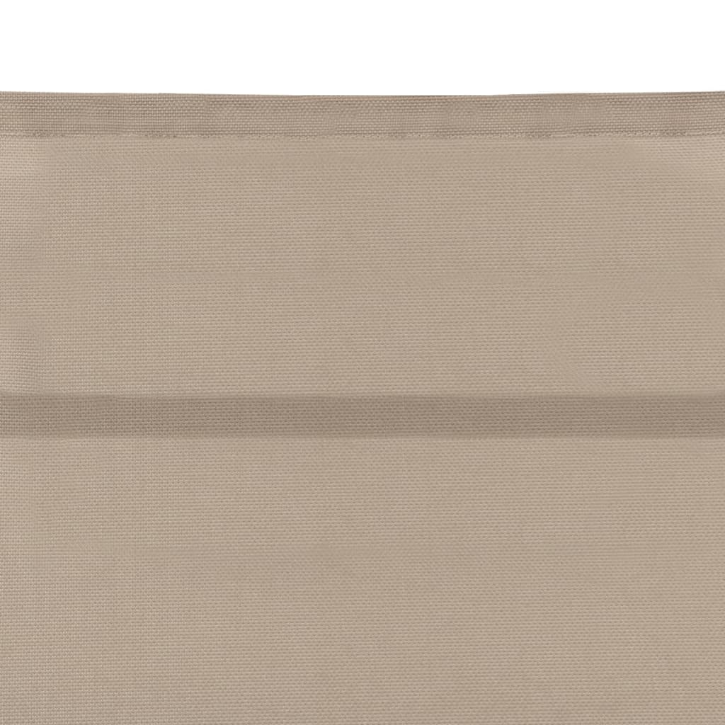 Ligbed Textileen En Aluminium Kleurig Crème
