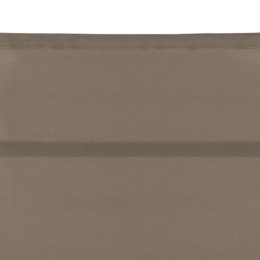 Ligbed Textileen En Aluminium Taupe