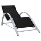 Lounger Textilene And Aluminium Black