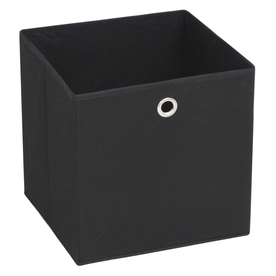 Opbergboxen 28X28X28 Cm Nonwoven Stof 4 Zwart