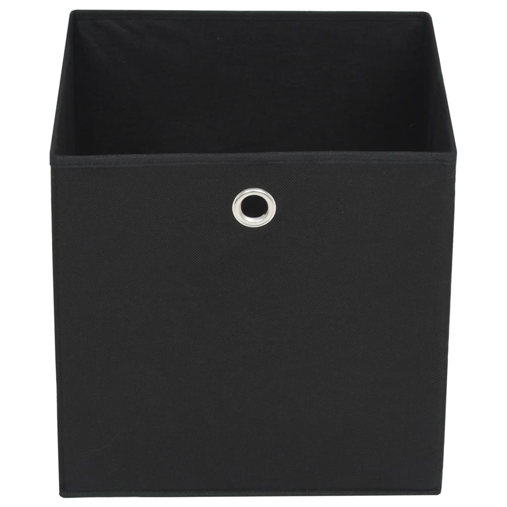 Opbergboxen 28X28X28 Cm Nonwoven Stof 4 Zwart