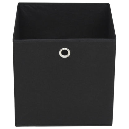 Opbergboxen 28X28X28 Cm Nonwoven Stof 4 Zwart