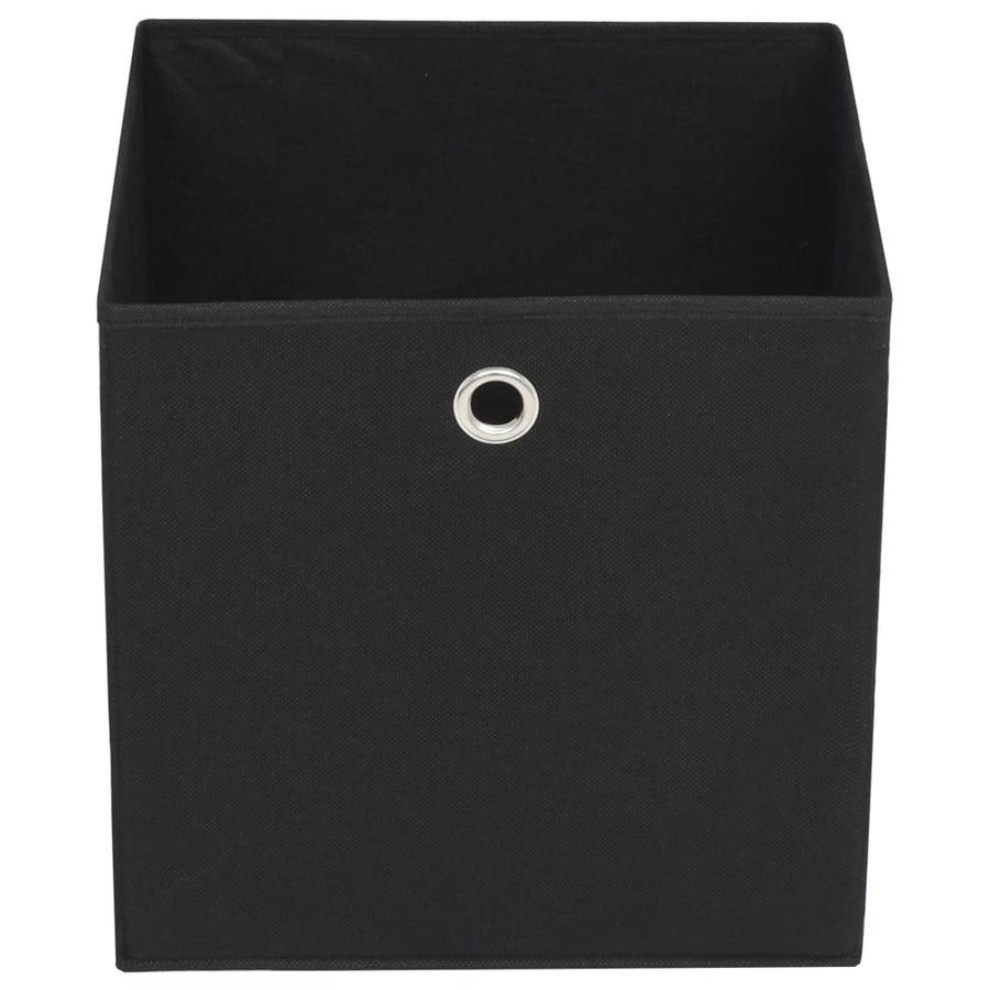 Opbergboxen 28X28X28 Cm Nonwoven Stof 4 Zwart
