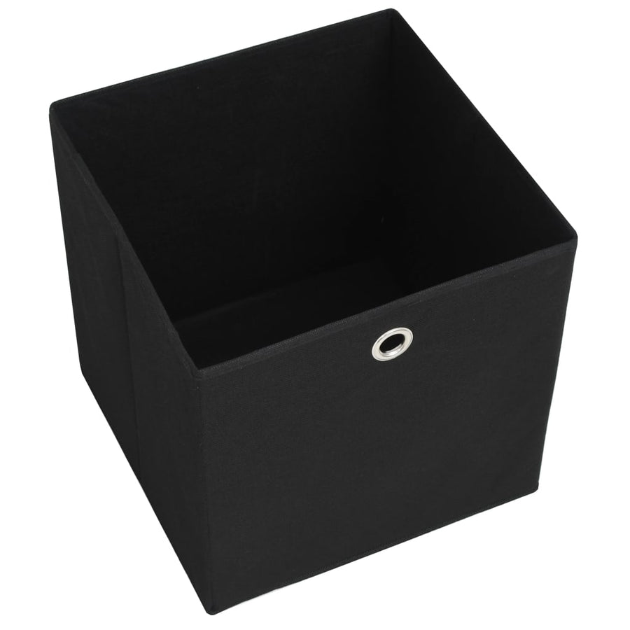 Opbergboxen 28X28X28 Cm Nonwoven Stof 4 Zwart